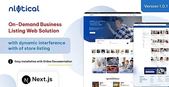 Nlytical – Subscription-Based Business Listing & Directory Website Add-on (Next.js)