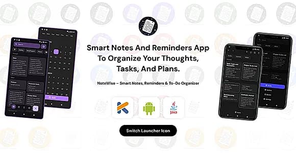 NoteWise – Smart Notes, Reminders & To-Do Organizer Android