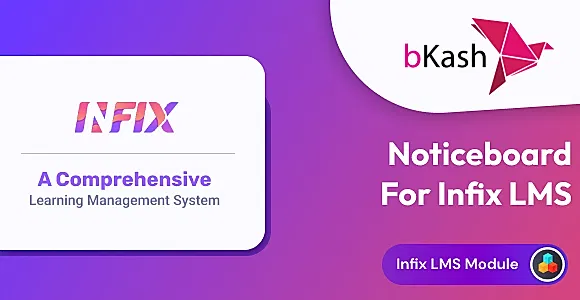 Noticeboard add-on | Infix LMS Laravel Learning Management System