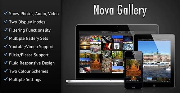Nova Gallery - Responsive HTML5 Multimedia Gallery