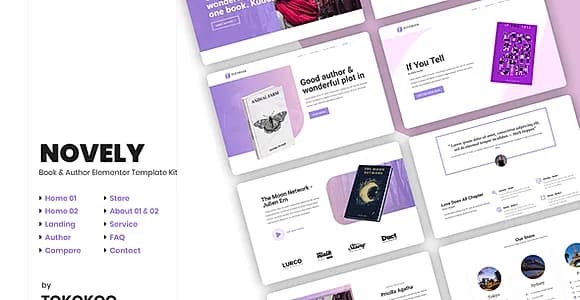 Novely | Book Store Elementor Template Kit
