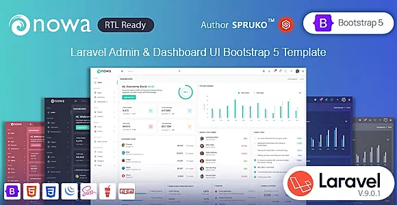 Nowa – Laravel Admin & Dashboard Template