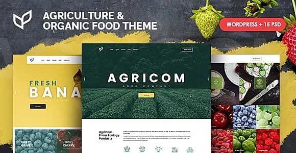 NT Agricom WordPress Theme