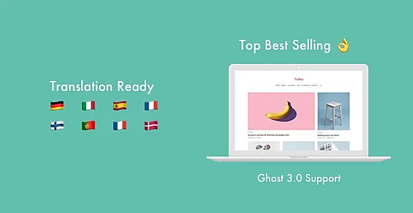 Nubia - Blog and Magazine Ghost 5.0 Theme