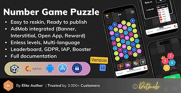 Number Game Puzzle - Unity Complete Game