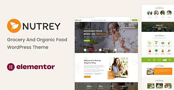 Nutrey WordPress Theme