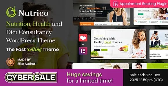 NutriCo WordPress Theme