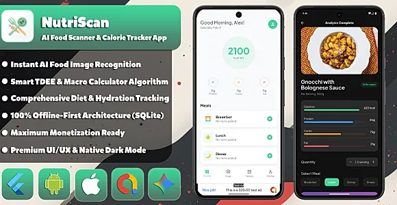 NutriScan AI Flutter App Template