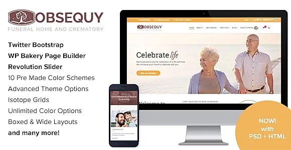 Obsequy WordPress Theme