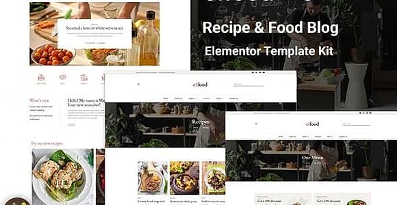 Offood - Recipe & Food Blog Elementor Template Kit