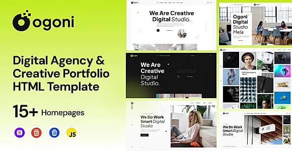 Ogoni – Creative Agency and Portfolio HTML Template