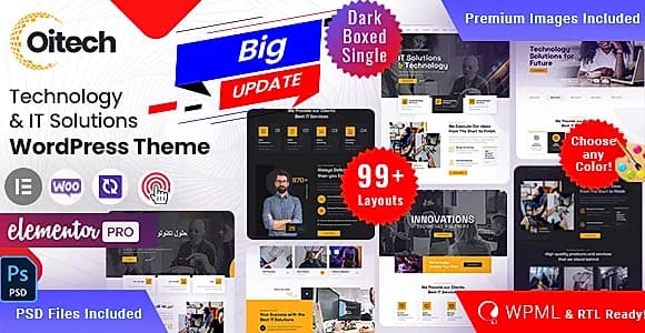 Oitech WordPress Theme