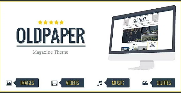 Old Paper WordPress Theme