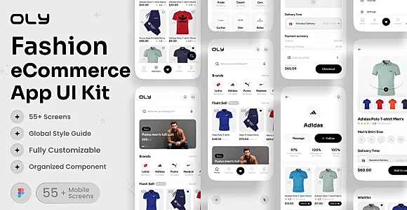 Oly- Fashion eCommerce App UI Kit