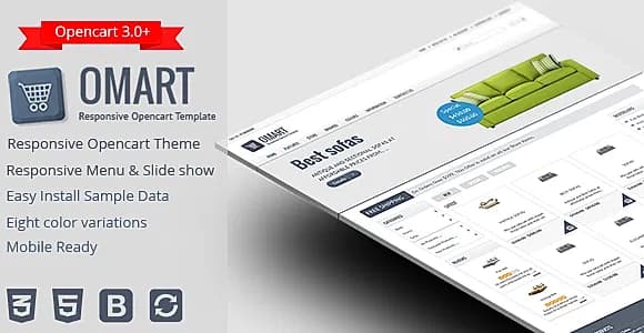 Omart – Mobile ready Opencart theme
