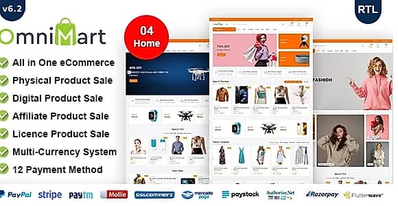 OmniMart - eCommerce CMS | Laravel eCommerce script