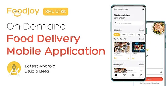 On Demand Food Delivery App UI Kit