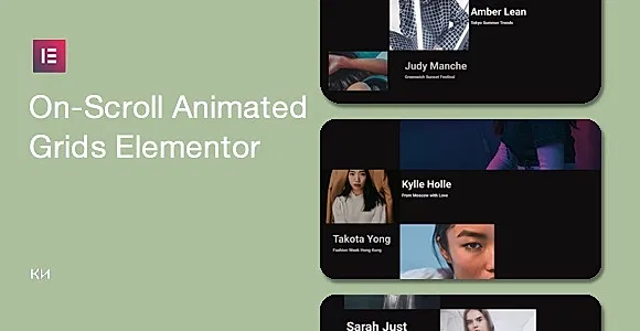 On-Scroll Animated Grids for Elementor WordPress Plugin