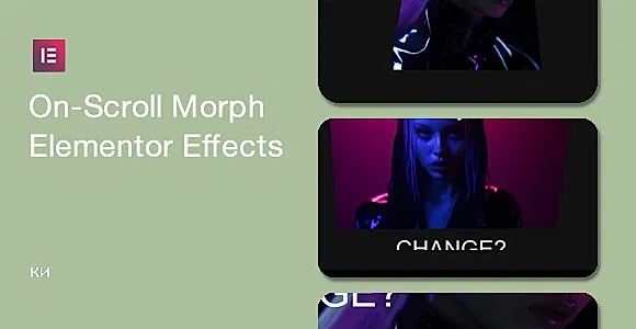 On-Scroll Morph for Elementor WordPress Plugin