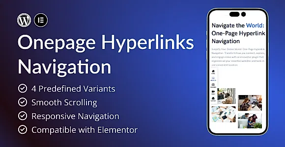 OnePage Hyperlinks Navigation WordPress Plugin