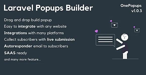 OnePopups - Laravel Popups Builder SAAS