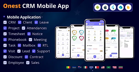 Onest CRM - Multiple Platform CRM Mobile Application