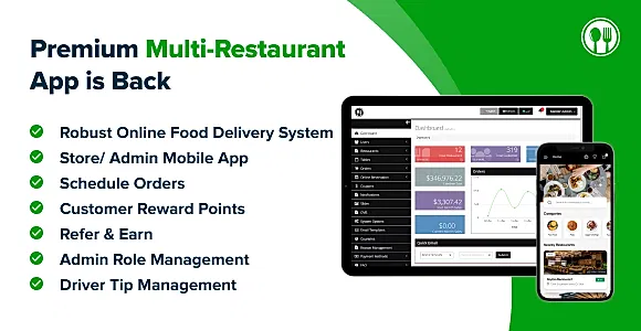Online Food Delivery | Multi Restaurant Aggregator Solution (Premium App)