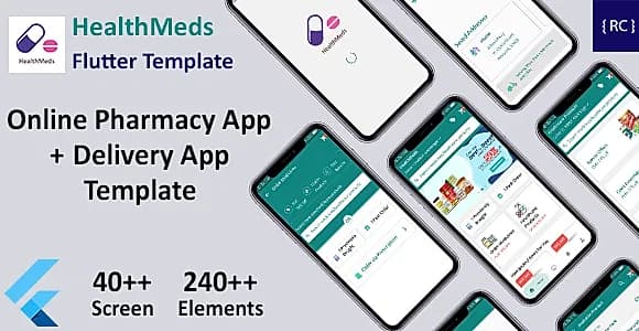 Online Medicine Ordering App Template Flutter | Online Pharmacy App Template Flutter