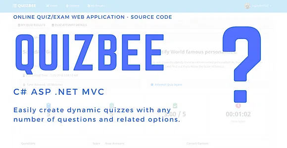 Online Quiz Application in C# ASP .Net MVC