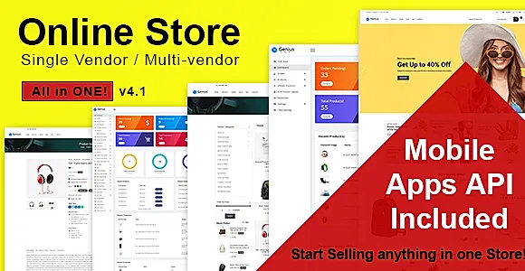 Online Store - All in One Multi vendor Laravel eCommerce Platform