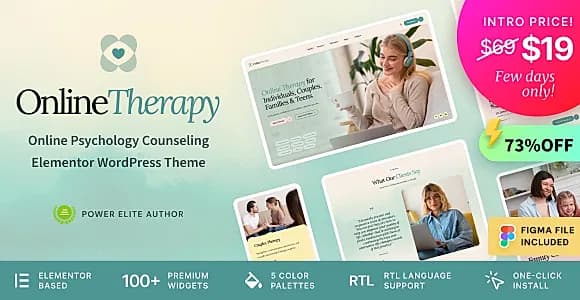Online Therapy WordPress Theme