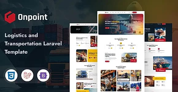 Onpoint - Logistics and Transportation Laravel Template