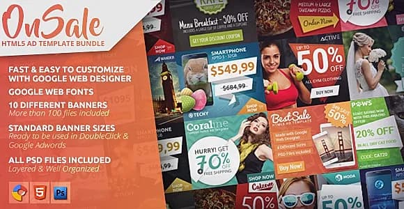 OnSale - HTML5 Ad Template Bundle