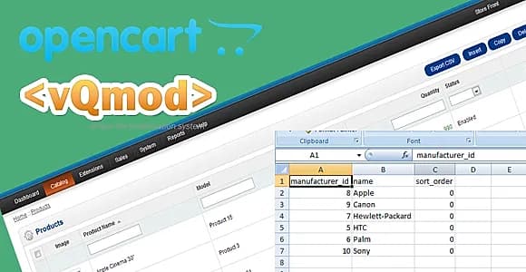 Opencart Export csv Option Vqmod