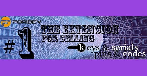 Opencart - Serialkeys, Pins & Codes Sale Extension