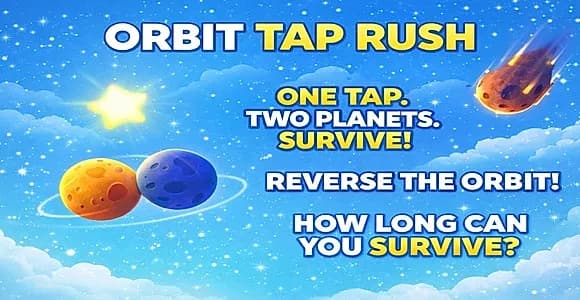 Orbit Tap Rush - One Tap Game (Construct 3)