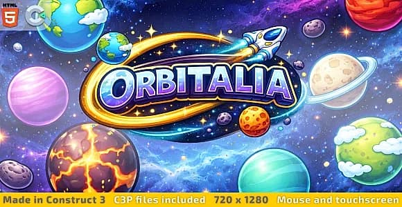 Orbitalia - HTML5 Casual game