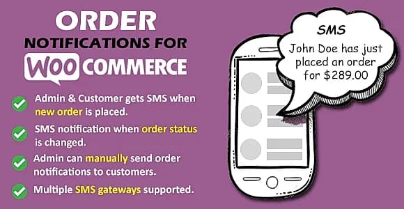 Order Notifications for WooCommerce WordPress Plugin
