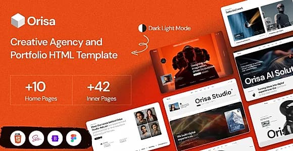 Orisa - Creative Agency & Portfolio HTML Template