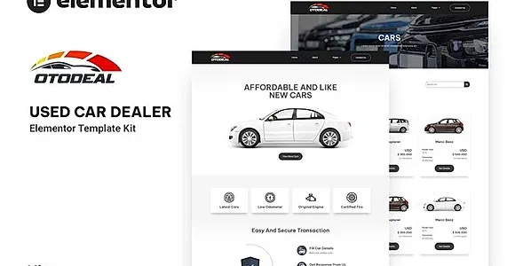 Otodeal - Used Car Dealer Elementor Template Kit