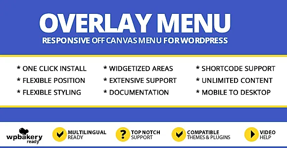 Overlay Menu Plugin for WordPress WordPress Plugin