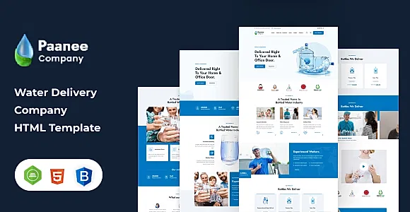 Paanee - Drinking Mineral Water Delivery HTML Template