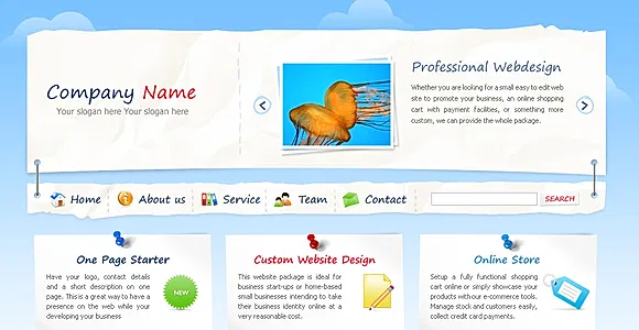 Paper Made - 3 Pages -  Photoshop Document