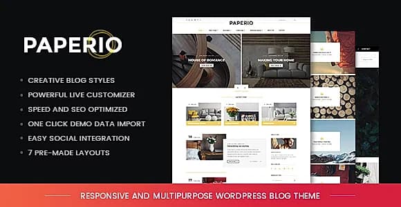 Paperio WordPress Theme