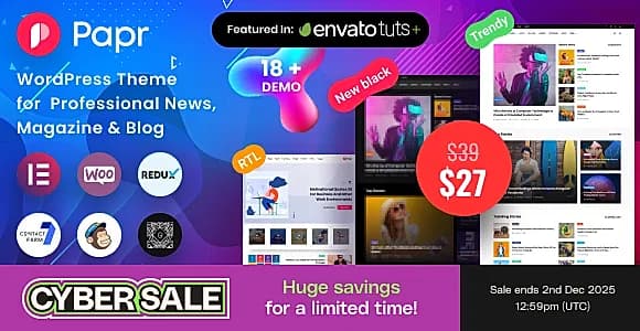 Papr WordPress Theme