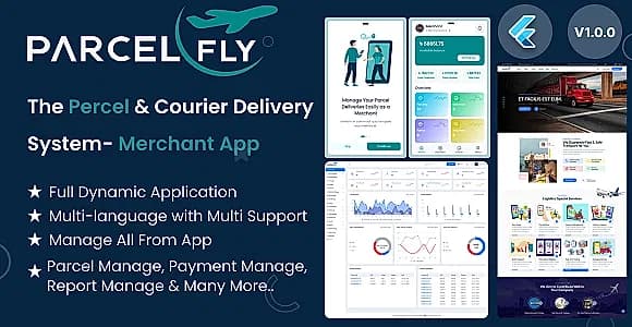 ParcelFly – The Parcel Delivery Complete Merchant App (Merchant App Only)