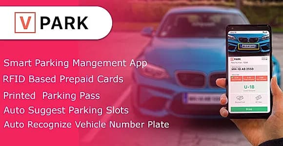 V-Park ( Smart parking managment App )