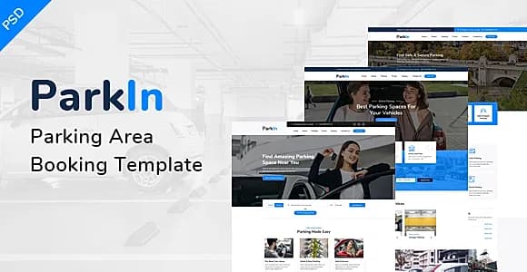 ParkIn - Parking Booking Template