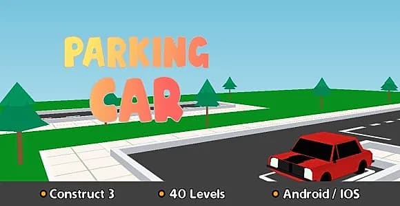Parking Car - HTML5 Game (Construct 3)