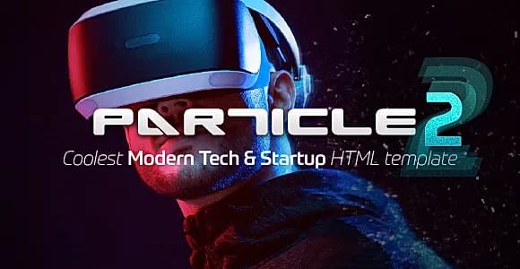 Particle - Modern Tech & Startup HTML Template
